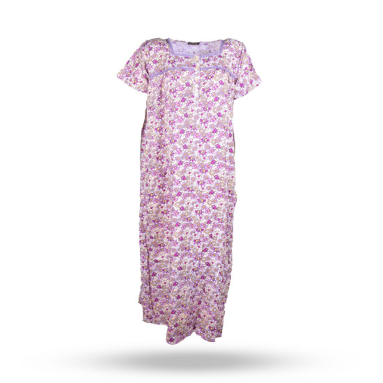 Eltoro Square Neck Half Sleeve Printed Nighty